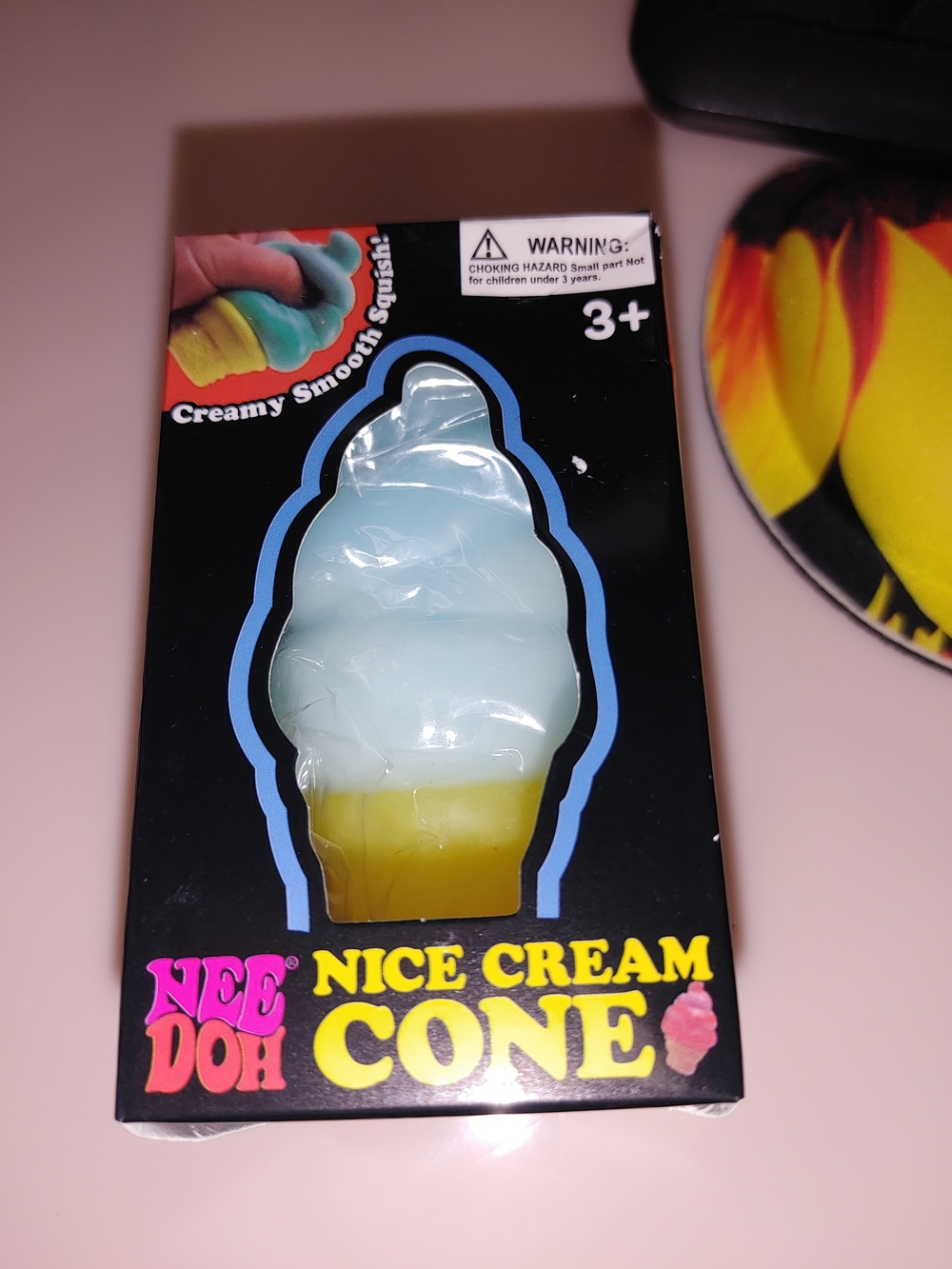 Needoh Blue & Yellow Nice Cream Cone Toy